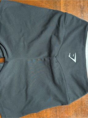 Gymshark Black Activewear Shorts with Subtle Logo Tag
